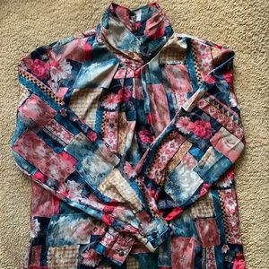 Vintage Pattern Blouse